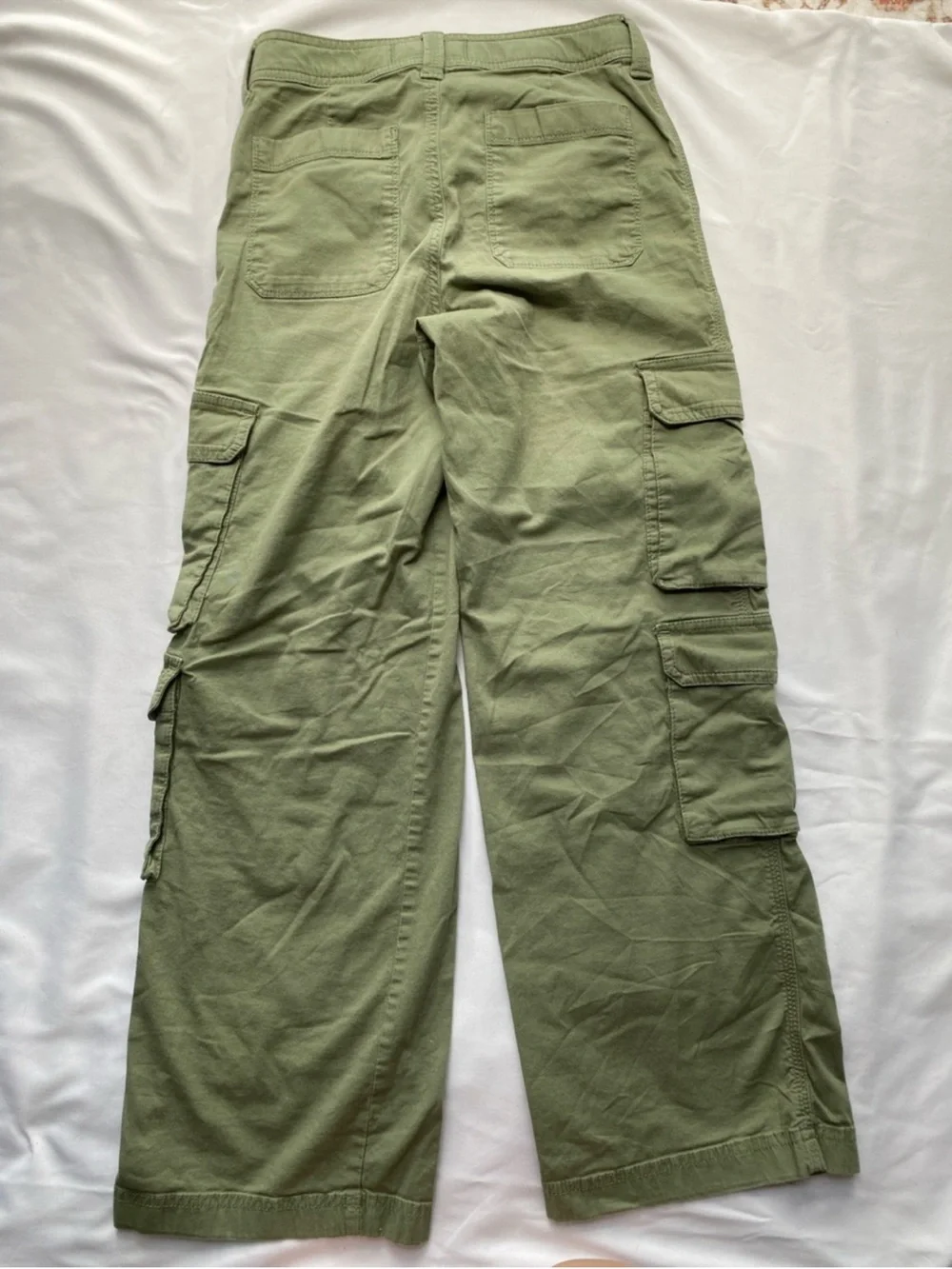 abercrombie kids Olive Green Cargo Jeans